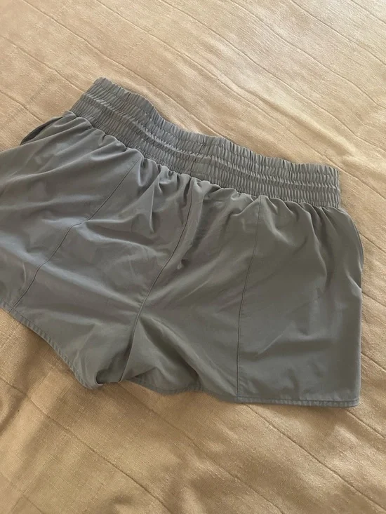 Women’s Active Short - Gray Elastic Waist - Picture 2 of 3